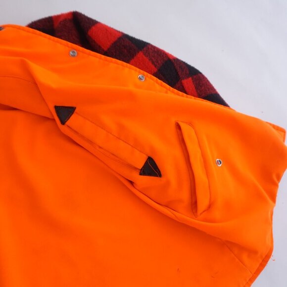 Red and Black Checkered Men's Shirt Jacket - Picture 15 of 15